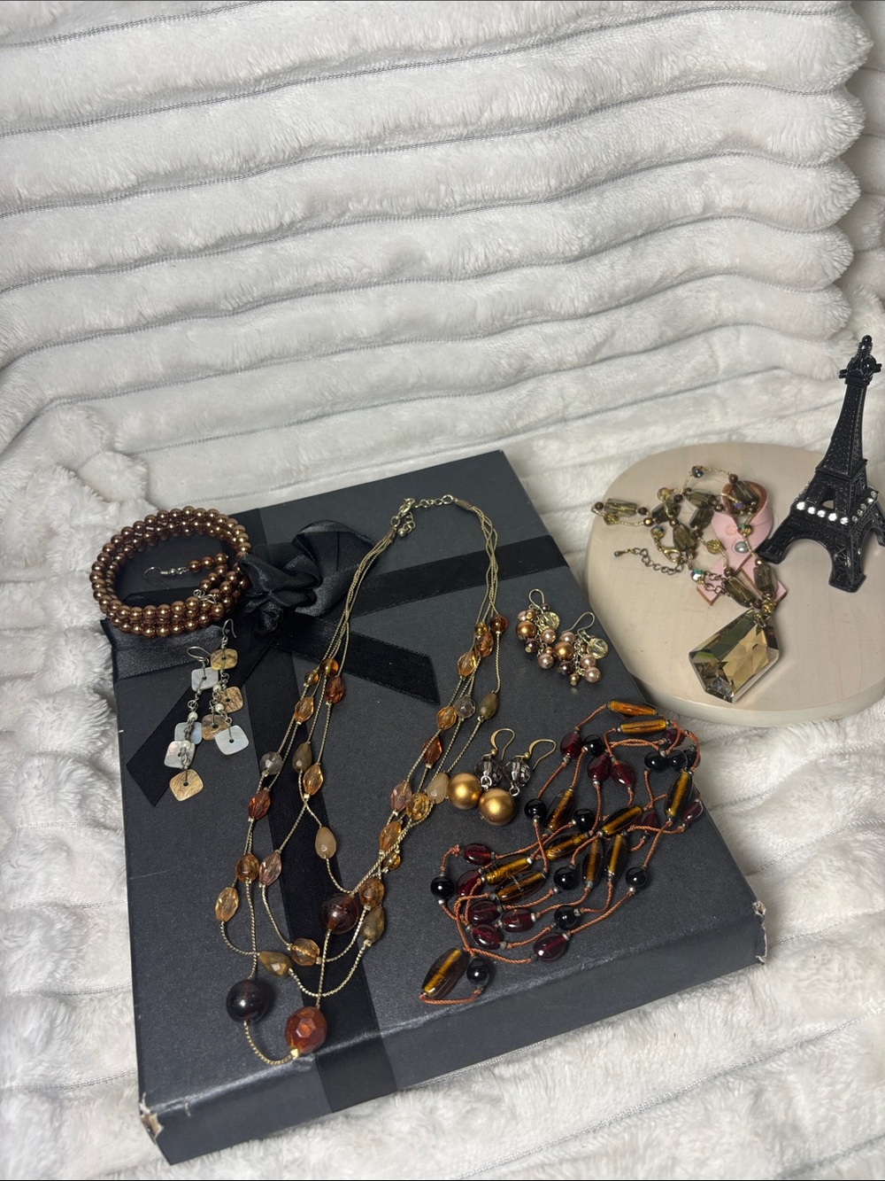 Mixed Brown and Gold Jewelry Bundle